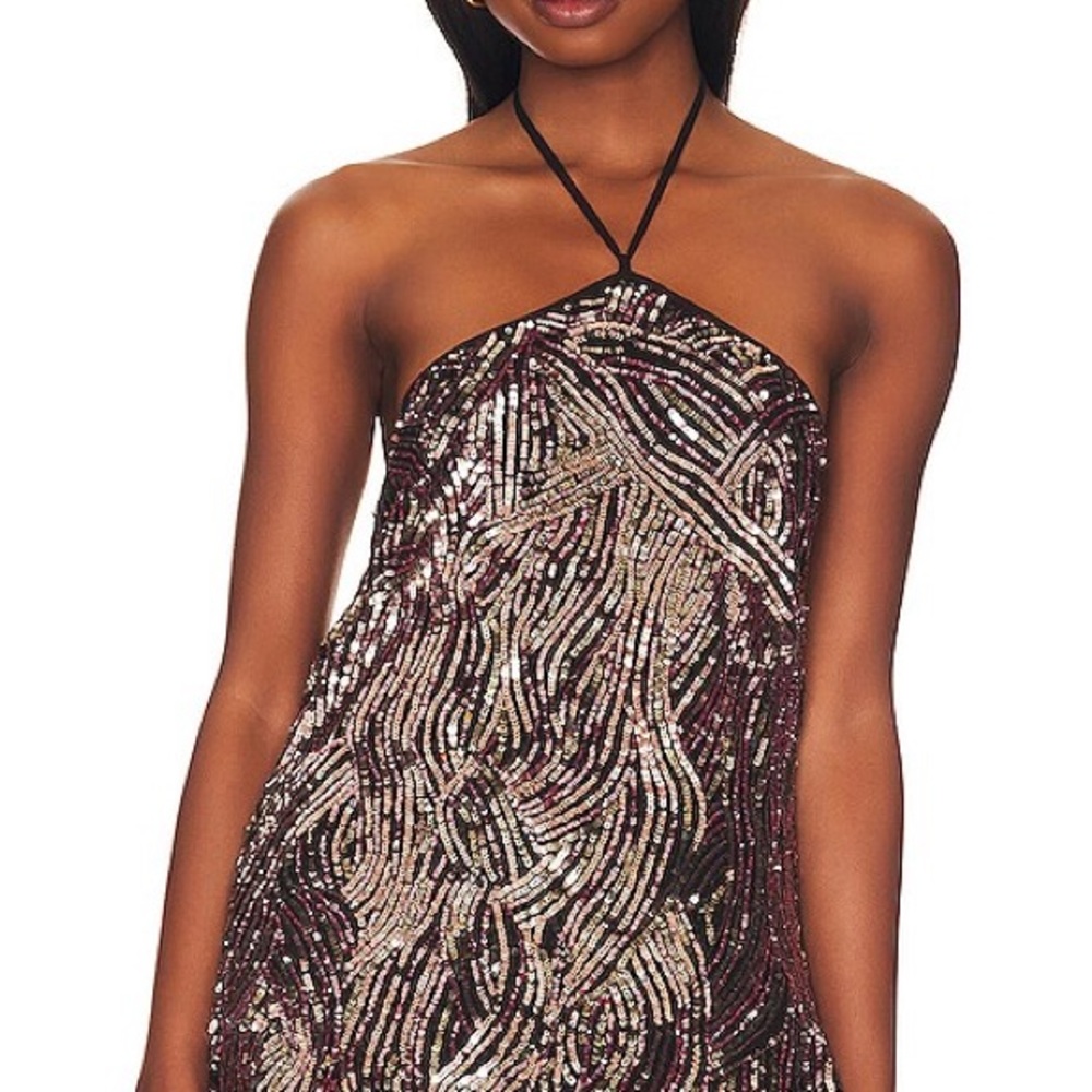 Elegant Sequin Strapless Top